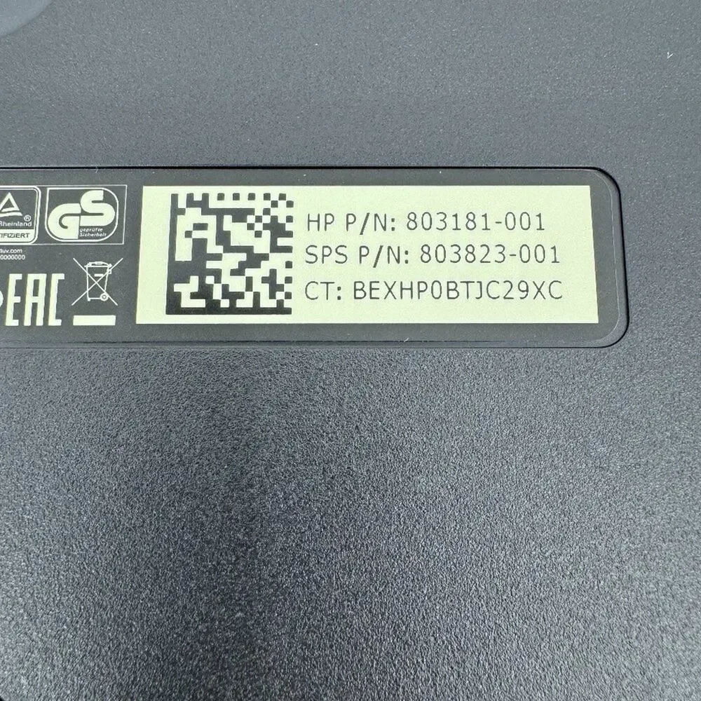 Hewlett Packard HP black USB wired QWERTY keyboard slim KBAR211 NEW